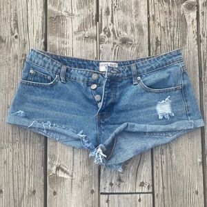 Denim shorts